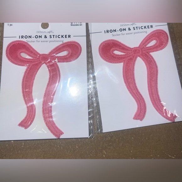 Disney Aristocats Marie Iron on Patches Bows Ribbon - Picture 2 of 3